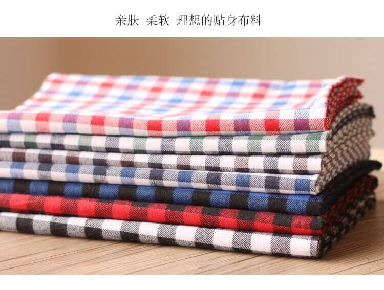 色織改梭織滌棉面料Yarn Dyed TC Printing Flannel Fabric